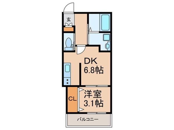 レイナス花絣の物件間取画像